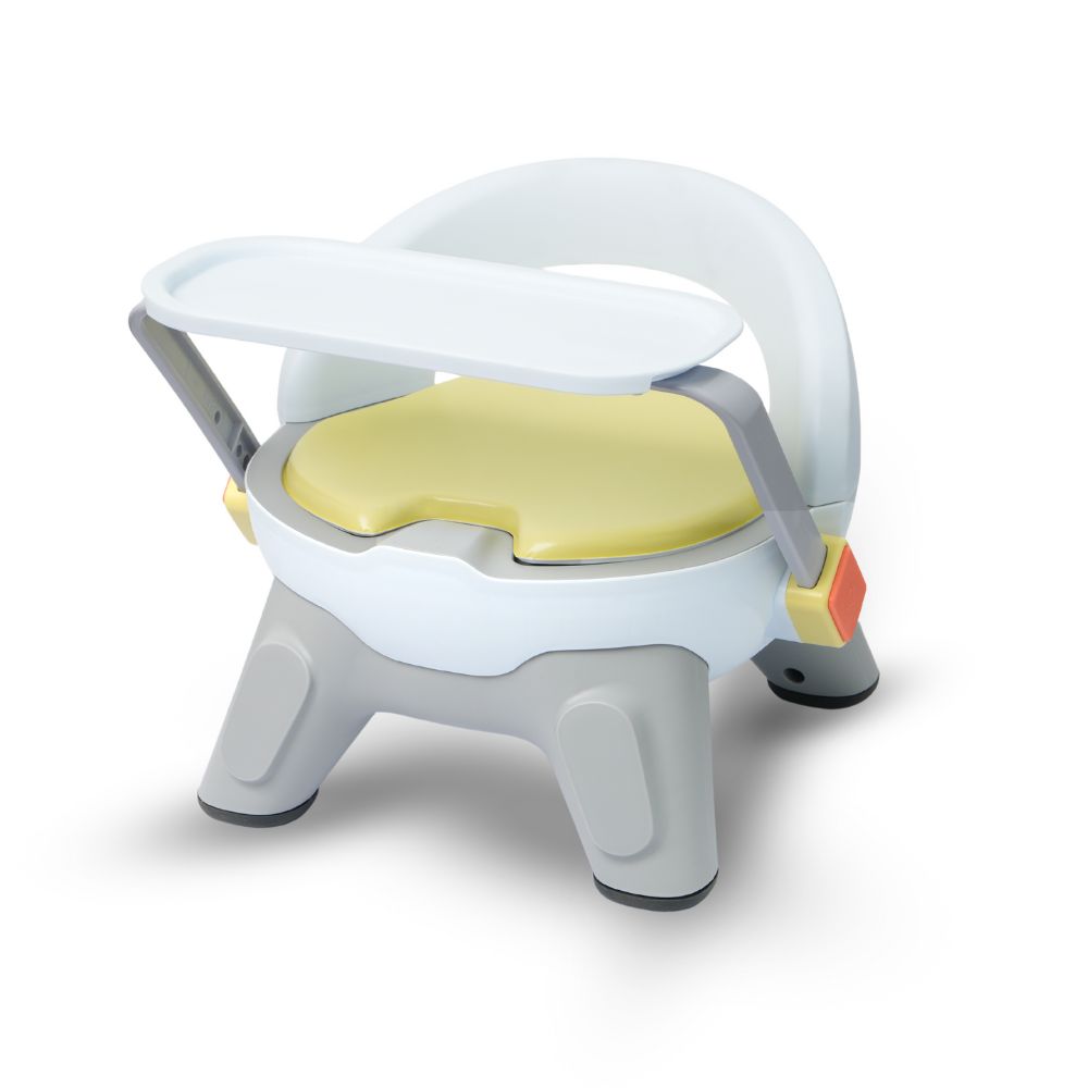 Baby feeding chair, Suitable for 6 months to 3 years baby, Food tray with 3 position, soft PVC seat cushion