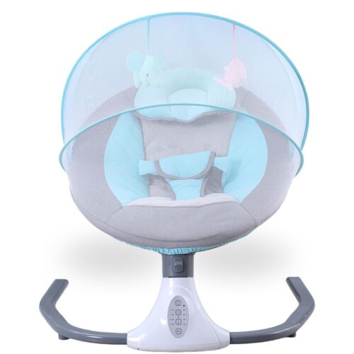 Baby Rocking Chair Blue | Auto Swing Type with Remote Control | Premium Quality - Image 3