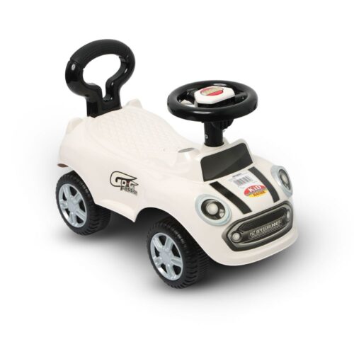 Toy cars for kids, Car with Under Seat Storage, Music, Light, Car Toy for Boys & Girls half white color