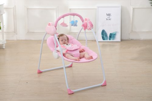 Smart Electric Baby Swing Flagship Rocking Chair (Pink) - Image 2