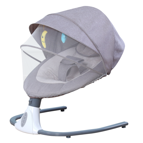 Baby Rocking Chair Flip Type Gray - Image 2